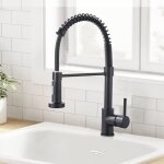 Roleader - robinet cuisine noir pivotant  360 mitigeur cuisine robinet d'vier  arc lev pulvrisateur ...