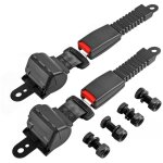 Universal rétractable voiturette ceintures de sécurité kit, 2 points siège ceinture de sécurité kit de ... Universal rétractable voiturette ceintures de sécurité kit, 2 points siège ceinture de sécurité kit de ...