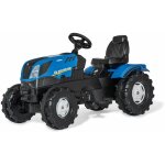 Rolly toys tracteur � p�dales new holland, si�ge r�glable, pneus silencieux, � partir de 3 ans