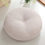 Rond coussin de sol épais en lin épais de style japonais tatami coussin pour chaise de balcon de canapé ... Rond coussin de sol épais en lin épais de style japonais tatami coussin pour chaise de balcon de canapé ...