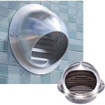 Rond grille de ventilation en inox � 140mm, grille aeration d'�vacuation murale externe, prise d?air ...