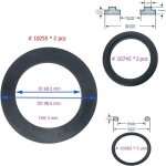 Rondelles et joints de rechange pour intex 25076rp (10745, 10262, 10255) et un kit de r�paration g�n�ral ...