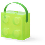 Room copenhagen lego bo�te de rangement portable avec poign�e, vert clair translucide (vert translucide) ...
