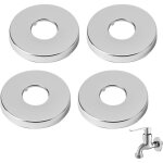 Rosaces mitigeur douche en acier inoxydable ? rosace radiateur polies et sans burr, (3 / 4) � 27 mm x ...