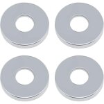 Rosace robinet mitigeur douche 4 pi�ces chrom�es rosasse ouvrante robinetterie � 26mm (3 / 4  ) acier ...