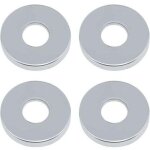 Rosace robinet mitigeur douche 4 pi�ces chrom�es rosasse ouvrante robinetterie 26mm (3 / 4  ) acier inoxydable ...