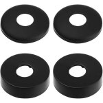 Rosace robinet mitigeur douche noire ? cache tuyau en acier inoxydable pour robinet et radiateur