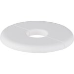 Rosace ronde  agrafes 60 pour tube 16 (x2) noyon & thiebault blanc