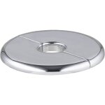 Nt noyon&thiebault - rosace ronde  agrafes 60 pour tube 16 (x2) noyon & thiebault chrom