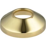 Rosace sanitaire conique 3 / 4 - �65 mm - hauteur 21 mm (x2) noyon & thiebault gold brillant