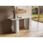 Deco in paris - console blanche pieds forme organique rosalia