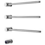 Rosani three radiateur s�che - serviettes �lectrique - 52x54x13cm - 30watt - chrome