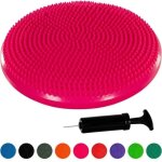 (rose)coussin d'�quilibre et d'assise gonflable movit - rose - 33cm - pvc - fitness - antid�rapant