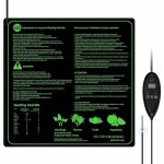 Rosemary - lablanc - tapis chauffant adjustable avec contrleur de thermostat serres chauffantes hydroponique ...