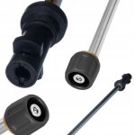 Rosfix buse jet plat 160 bar ? lame d?eau large, 60�c, raccord ba�onnette k compatible avec nettoyeur ...