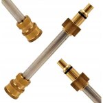 Rosfix lance de nettoyage 1 / 4  qc 16 cm ? laiton et acier, 275 bar, 60�c compacte et robuste compatible ...