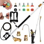 Rosfix lance télescopique 1, 5?7, 3m pour nettoyeur haute pression ? aluminium, 275 bar, 30 l / min avec ... Rosfix lance télescopique 1, 5?7, 3m pour nettoyeur haute pression ? aluminium, 275 bar, 30 l / min avec ...