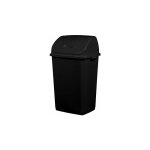 Rossignol - poubelle clap green 50 l, noir