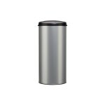 Rossignol - poubelle handtouch 45l gris mtal 9006 tte noire