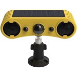 Rosvola - alarme solared stroble lumire avec capteur de mouvance corps human induction infrarge infrarge ...