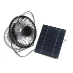 Rosvola kit de ventilateur de panneau solaire usb, mini panneau solaire 2 w pour serre, petit poulailler, ... Rosvola kit de ventilateur de panneau solaire usb, mini panneau solaire 2 w pour serre, petit poulailler, ...