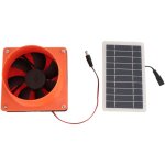 Rosvola - kit de ventilation de panneau de silicium monocristallin d'abs du ventilateur d'extraction ...