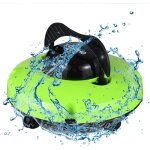 Robot de piscine, 120 min de nettoyage puissant, aspirateur nettoyeur de piscine sans fil, automatique ...