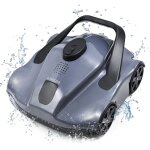 Robot de piscine, batterie de 5200 mah, nettoyage puissant de 130 min, aspirateur de piscine sans fil, ...