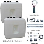 Roth - kit cuve fioul 1000 l x 2 + kit aspiration + jauge + kit jumelage Roth - kit cuve fioul 1000 l x 2 + kit aspiration + jauge + kit jumelage