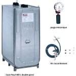 Roth - kit cuve fioul 400 l double paroi dwt + kit aspiration + jauge Roth - kit cuve fioul 400 l double paroi dwt + kit aspiration + jauge