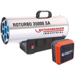Rothenberger canon � chaleur industriel roturbo 35000sa avec piezo, haut - parleur bluetooth inclus - ...