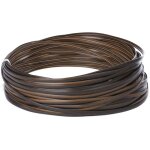 Rotin synthétique plat à gradient de café, matériau tissage en plastique pour tricot et réparation, panier ... Rotin synthétique plat à gradient de café, matériau tissage en plastique pour tricot et réparation, panier ...