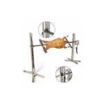 Rotisserie piquet rotatif en acier inoxydable avec moteur kit lectrique spie de barbecue lectrique ...