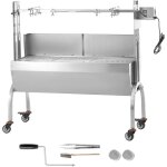 Mophorn rtissoire, barbecue  broche de 46 pouces pour porc entier, agneau, chvre, capacit de 132 ...