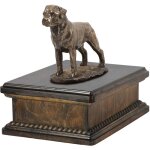 Rottweiler - une urne pour les cendres de chien, une urne classique avec une statuette, une urne élégante ... Rottweiler - une urne pour les cendres de chien, une urne classique avec une statuette, une urne élégante ...