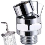 Rotule pivotante en laiton r�glable, connexion de bras de douche, angle de t�te de bras de douche pivotant ...