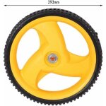Roue arrire 293mm 78 dents pour craftsman, partner, electrolux, mcculloch, rally et autres tondeuses ...