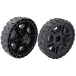 Roue avant pour tondeuse �lectrique mod�les foxter slm37 (3603313165342) et slm44a zb (3603313165359), ...