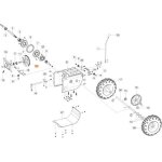 Roue jusqu'� �puisement des stocks, original emak zm000029