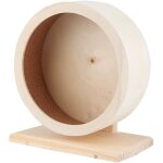 Roue d'exercice en bois pour hamsters et autres petits animaux (m) avec nid douillet - jouet amusant ...