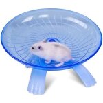 Roue d'exercice en plastique pour petits animaux ? disque de course antid�rapant silencieux pour hamsters, ...