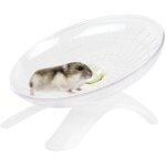 Roue d'exercice silencieuse en forme de soucoupe volante pour hamster, gerbille, rat, souris, h�risson ...