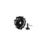 Roue en fer pour motoculteur ? axe hexagonal 23 mm ? diam�tre 390 mm ? adaptable sur machines honda ? ...