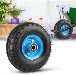 [jamais utilis] roue gonflable 10'', ultrixe, avec chambre  air, muette, roues pneumatiques axe dport, ...