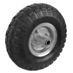 Roue gonflable pour chariot 26 x 8 cm - axe 20 mm linxor