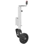 Roue jockey 73 mm jante métal avec pneu caoutchouc 260 x 65 mm pliable 800 kg Roue jockey 73 mm jante métal avec pneu caoutchouc 260 x 65 mm pliable 800 kg