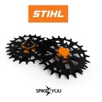 Roues pour robot tondeuse stihl rmi 422, viking mi 422, acier inoxydable 3 mm