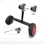 Roue de support r�glable pour d�broussailleuses de 28 mm et 26 mm (compatible avec les d�broussailleuses ...