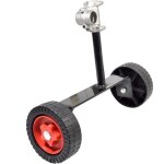 Roues de support universelles r�glables - 28 mm - t�te de coupe pour d�broussailleuse thermique et �lectrique ...