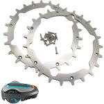 Roues de traction avec pointes de remplacement pour tondeuse robot gardena sileno city 250 smart 300 ...